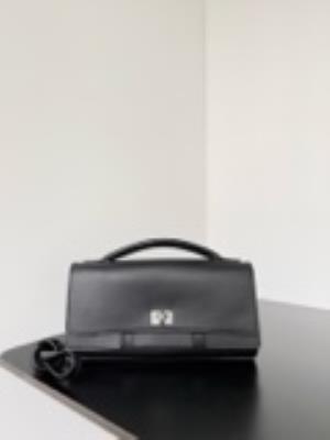 cheap quality Balenciaga Bel Air Clutch black Silver